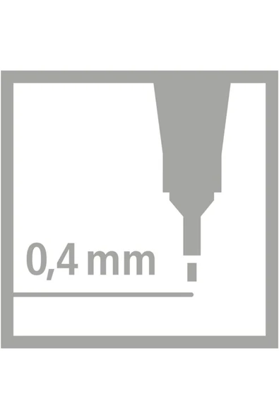 Stabilo - İnce Keçe Uçlu Kalem - Point 88 - Siyah - 4