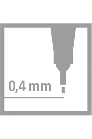 Stabilo - İnce Keçe Uçlu Kalem - Point 88 - Kırmızı - Resim 4