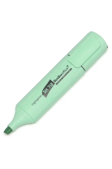 Scrikss Marka: Pastel Yeşil Fosforlu Kalem Sh 712 Kategori: Fosforlu Kalemler ürün görseli 1
