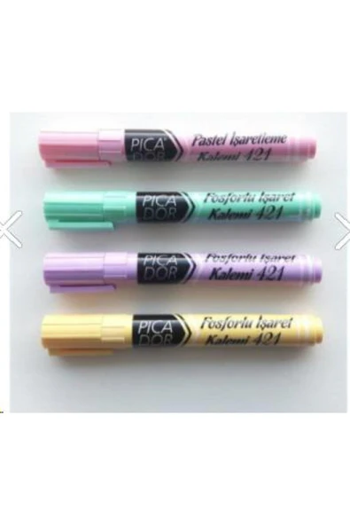 Picador Pastel Fosforlu Kalem Karışık 4 Renk 421 ürün görseli 1