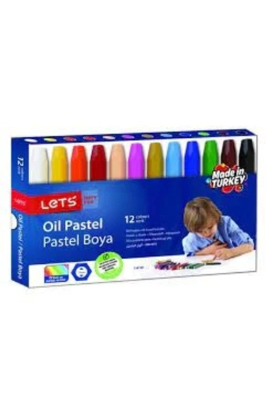 Lets Pastel Boya Kutu 12 Renk 6120 ürün görseli 1