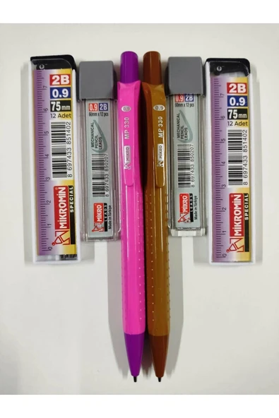 Mikro 0.9 Uçlu Kalem ( 2 Adet Kalem) ( 0,9 Kalem Ucu - 4 Kutu) ürün görseli 1