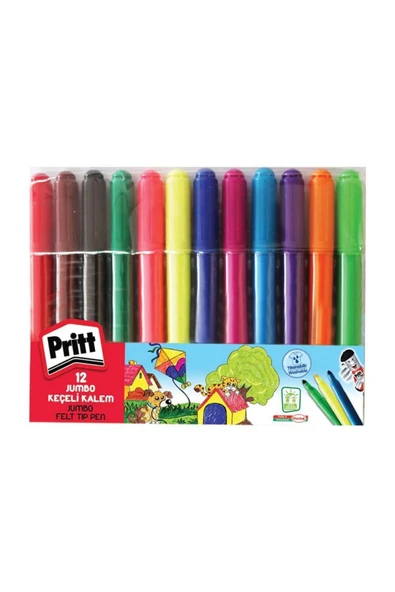 Pritt Jumbo Keçeli Kalem 12'Li - Resim 2