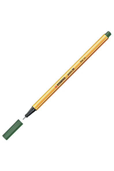 Stabilo Point 88 Fineliner 0.4mm Keçe Uçlu Kalem 88/63 Zeytin Yeşili ürün görseli 1