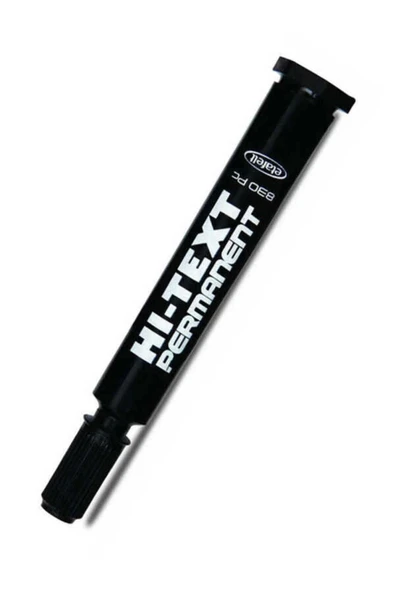 Hi-Text Siyah Permanent Kesik Uçlu Kalıcı Koli Kalemi 830pc - 2