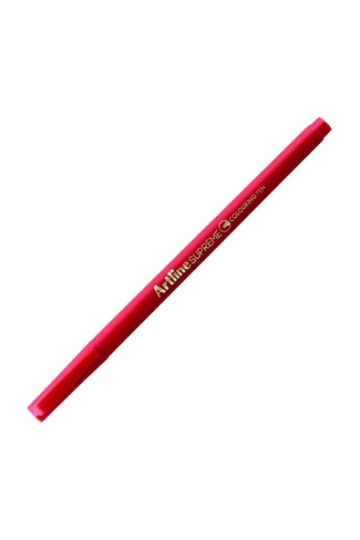artline Supreme Coloring Keçe Uçlu Kalem 0,6mm Kırmızı - 1