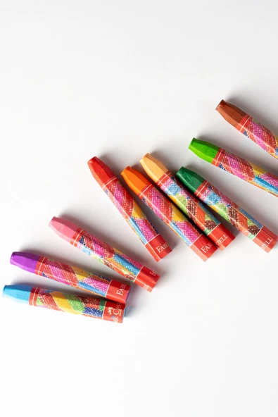 Faber Castell Altıgen Pastel Boya, 12 Renk, Plastik Kutu, Yumuşak ve Canlı Renkler, Rahat Kullanım,Etkili Uygulama - 3
