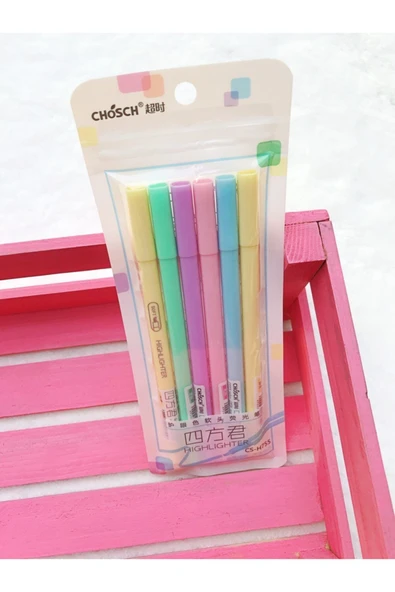 Maxx Chosch Cs-h755 Fosforlu Kalem 6 Lı ürün görseli 1