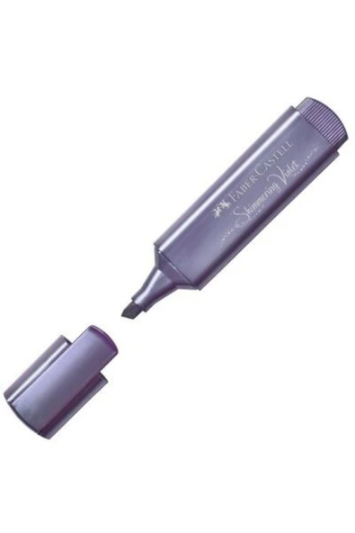 Faber Castell Faber Fosforlu Kalem Metalik Mor 154678 - 1