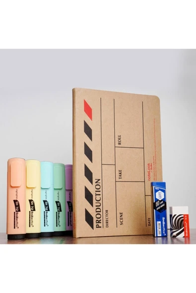 Scrikss Sh712 Pastel Fosforlu 5li Blister Pastel Renkler - Resim 5