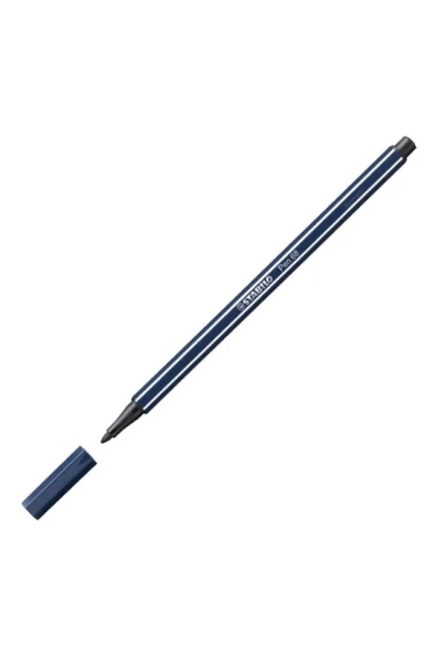 Stabilo - Keçe Uçlu Boya Kalemi - Pen 68 - Mavi Siyah ürün görseli 1