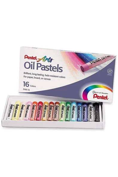 Pentel Arts Yağlı Pastel Boya - 16 Renk / Yphn16 ürün görseli 1