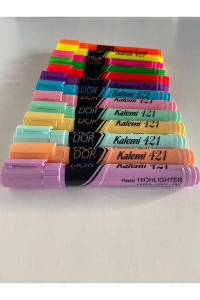 Picador Fosforlu Kalem Seti 13 Tam Renk-1 - Resim 8