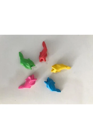 Misyon Balık Şekilli Silikon Kurşun Kalem Tutacağı 5 Adet Bş.k ürün görseli 1