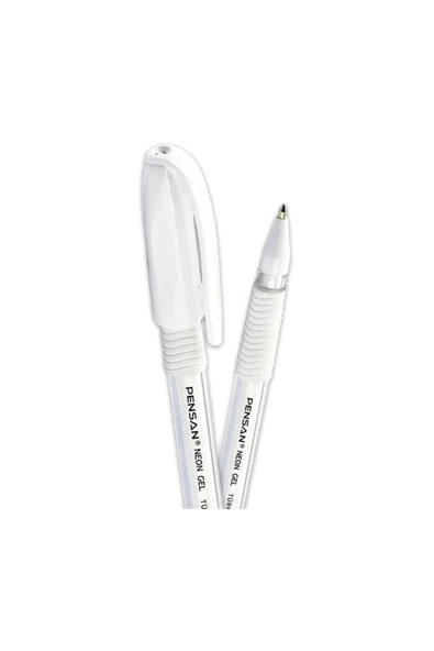 Pensan Neon Jell Kalem 1,0 Mm Beyaz ürün görseli 1