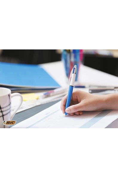 Bic 4 Colours 5'li Tükenmez Kalem Seti - Resim 3