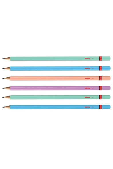 Rotring Metalik 6 Lı Kurşun Kalem (2090067) ürün görseli 1