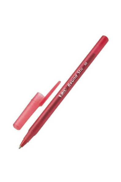 Bic Round Stıc Kırmızı Tükenmez Kalem - Resim 2