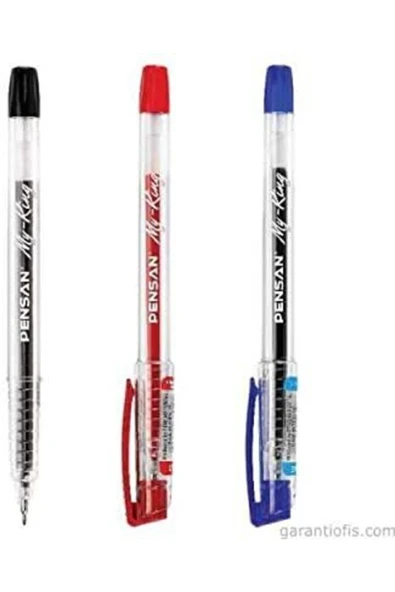 Pensan My King Jel Kalem Mavi-kırmızı-siyah 2'şer Adet 5010 ürün görseli