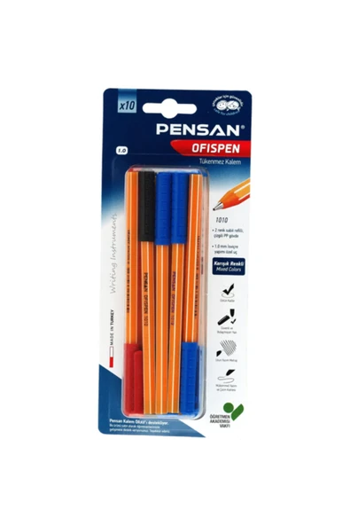 Pensan Tükenmez Kalem Office Pen 10 Lu 1010 - 1