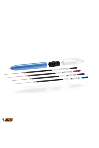 Bic 4 Renk Medium Tükenmez Kalem 12'li Kutu Paket - Resim 2