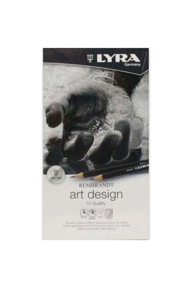 LYRA Rembrandt Art Design Dereceli Kalem 12'li Metal Kutu ürün görseli 1
