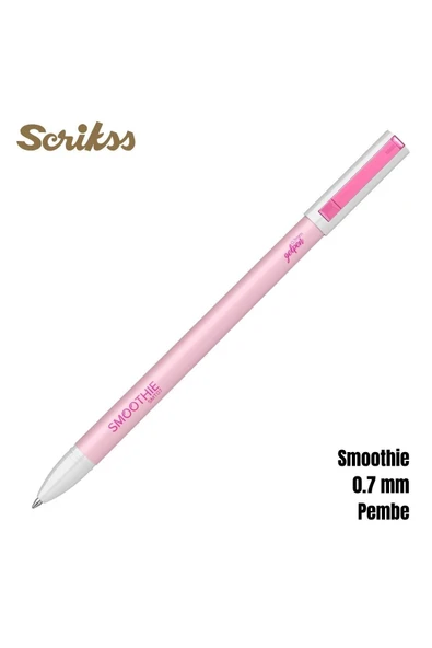 Scrikss Smoothie Jel Kalem 0.7mm Pembe ürün görseli 1