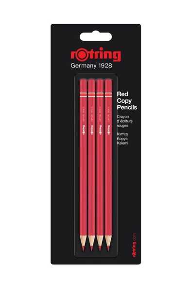 Rotring Kırmızı Kopya Kalemi 4'lü ürün görseli