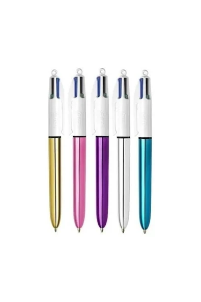 Bic 4 Colours 5'li Tükenmez Kalem Seti ürün görseli 1