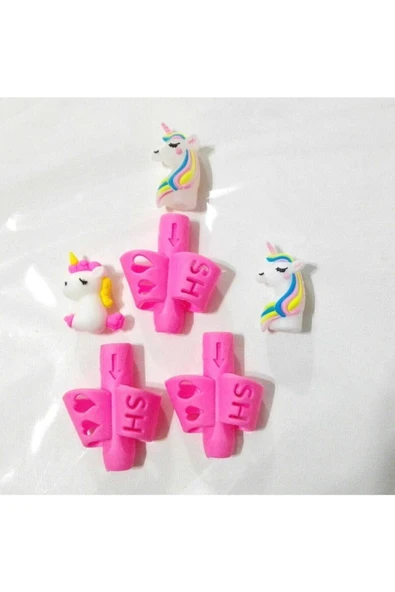 Misyon Kolay Kalem Tutma Aparatı Unicorn Kalem Başlığı 3 Lü Set Bş.k - 1