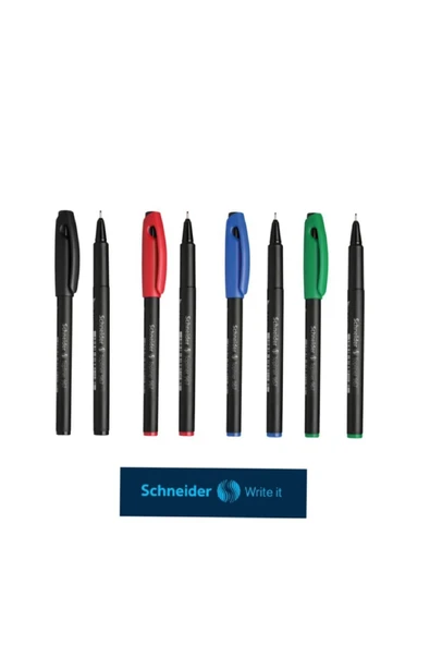 SCHNEIDER Schneıder Toplıner 967 Fiber Uçlu Kalem 0,4 mm 4'lü Scr102 - 2