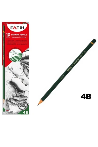 Fatih Kurşun Kalem Dereceli 4b 12'li - 1