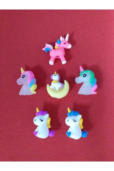 Misyon 6 Adet Unicorn Kalem Başlığı Seti Bş.k ürün görseli 1