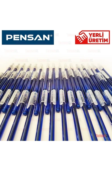 Pensan 2270 Büro Tükenmez Kalem 1.0mm - Mavi (20 Adet) ürün görseli 1