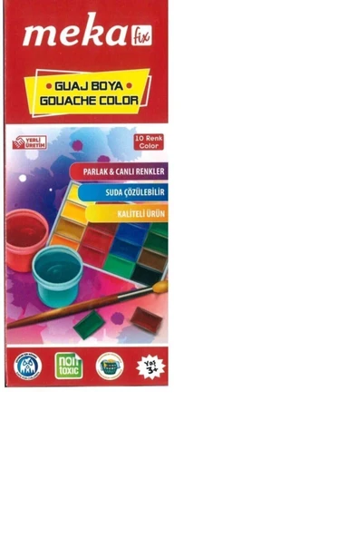 MEKAFİX Meka-fix Guaj Boya 10lu ürün görseli 1
