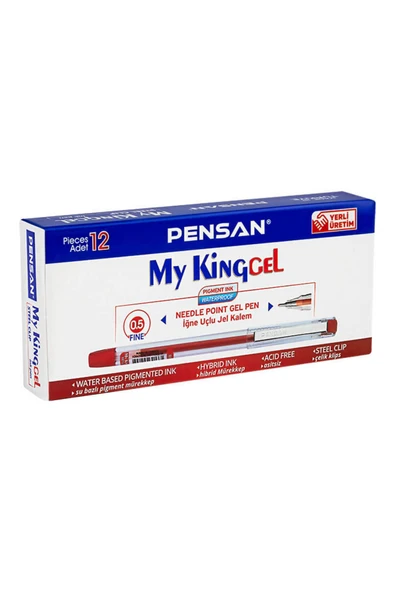 Pensan 6405 My King Jel Kalem 12'li Kutu ürün görseli 1