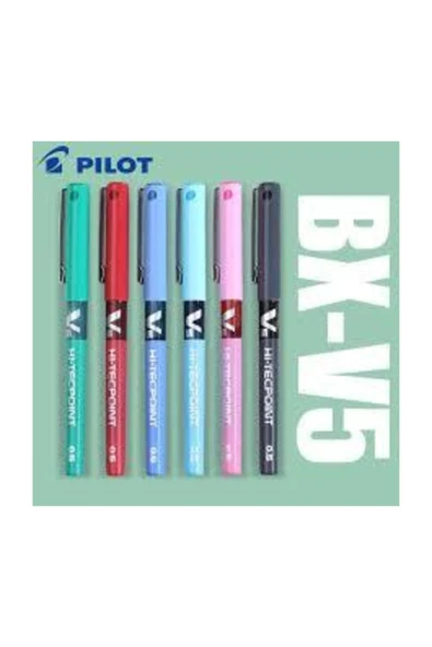 Pilot V5 Iğne Uçlu Roller Kalem 6 Renk Set ürün görseli 1