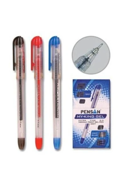 Pensan Jel Kalem 05 My-king Mavi 2227 Tek Renk Mavi - 1