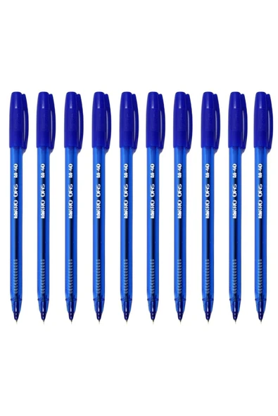 Mikro M-40 Tükenmez Kalem 1.0 Mm Mavi 10 Adet ürün görseli 1