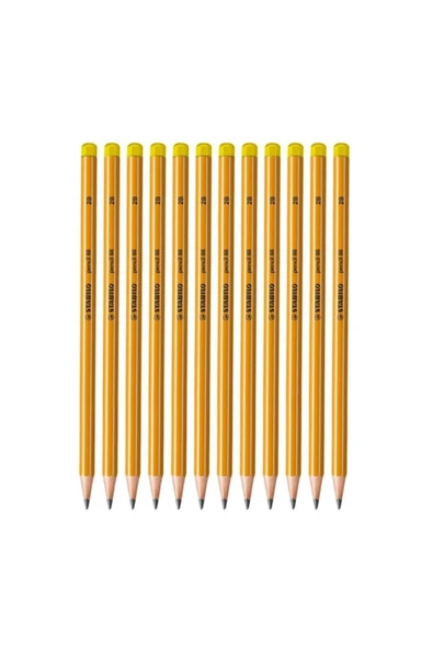 Stabilo Pencil 88 Sarı Kurşun Kalem 2b 12 Adet ürün görseli 1