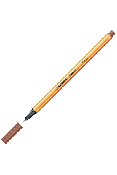 Stabilo Point 88 Fineliner 0.4mm Keçe Uçlu Kalem 88/38 Kan Kırmızısı ürün görseli 1