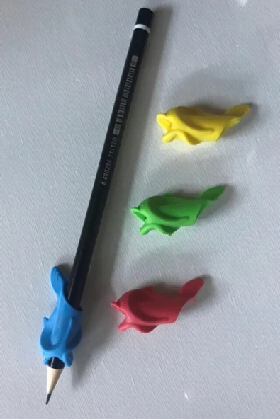 Eylül Kolay Kalem Tutma Aparatı Balık 4 Lü Set Ve 1 Adet Kalem Bş.k ürün görseli 1