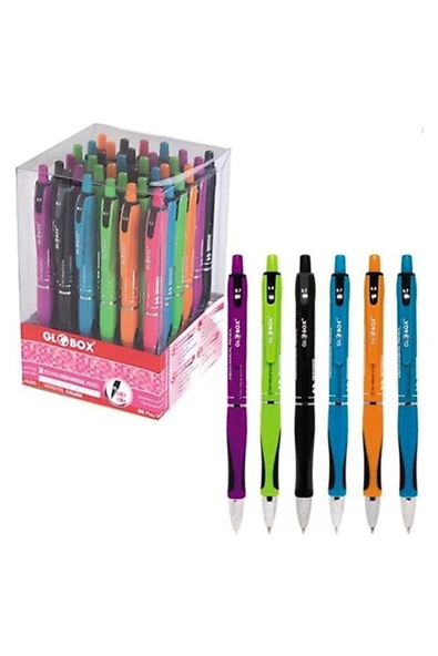 Globox Roller Kalem 36 Lı Stand Neon 3209 ürün görseli 1