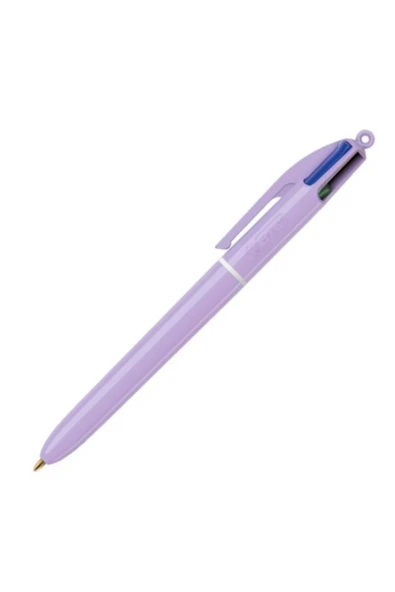Bic 4 Colour Pastel 4 Renkli Tükenmez Kalem Pastel Mor ürün görseli 1