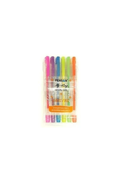 Pensan Neon Gel Set 6 Renk ürün görseli