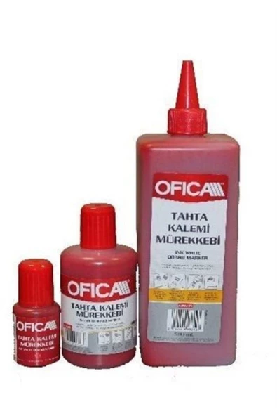 Ofica Tahta Kalemi Mürekkebi 100 Ml. Kırmızı Fmm-06k tkm - 1