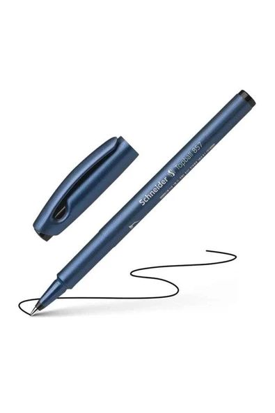 Yerli Schneider 857 Siyah Roller Pilot Kalem Scr-097 ürün görseli 1