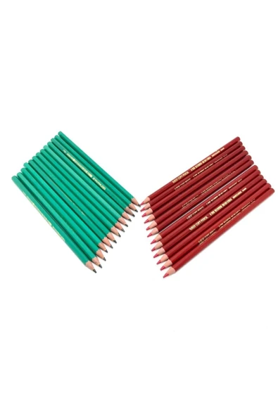 Bic Kurşun Kalem Seti- 2b 650 Ve Kırmızı Kopya Kalemi 12'li Kutu - 1