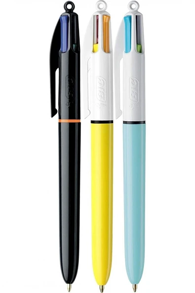 Bic 4 Colour 3'lü Kalem Seti (Pro + Sun + Fun) ürün görseli