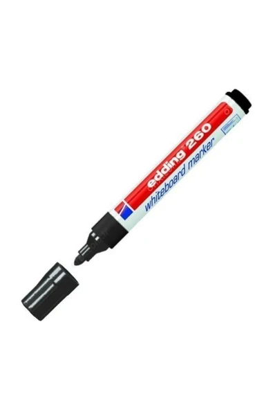 Edding 260 Beyaz Tahta Kalemi 3 Siyah 1 Mavi 1 Kırmızı - Resim 3